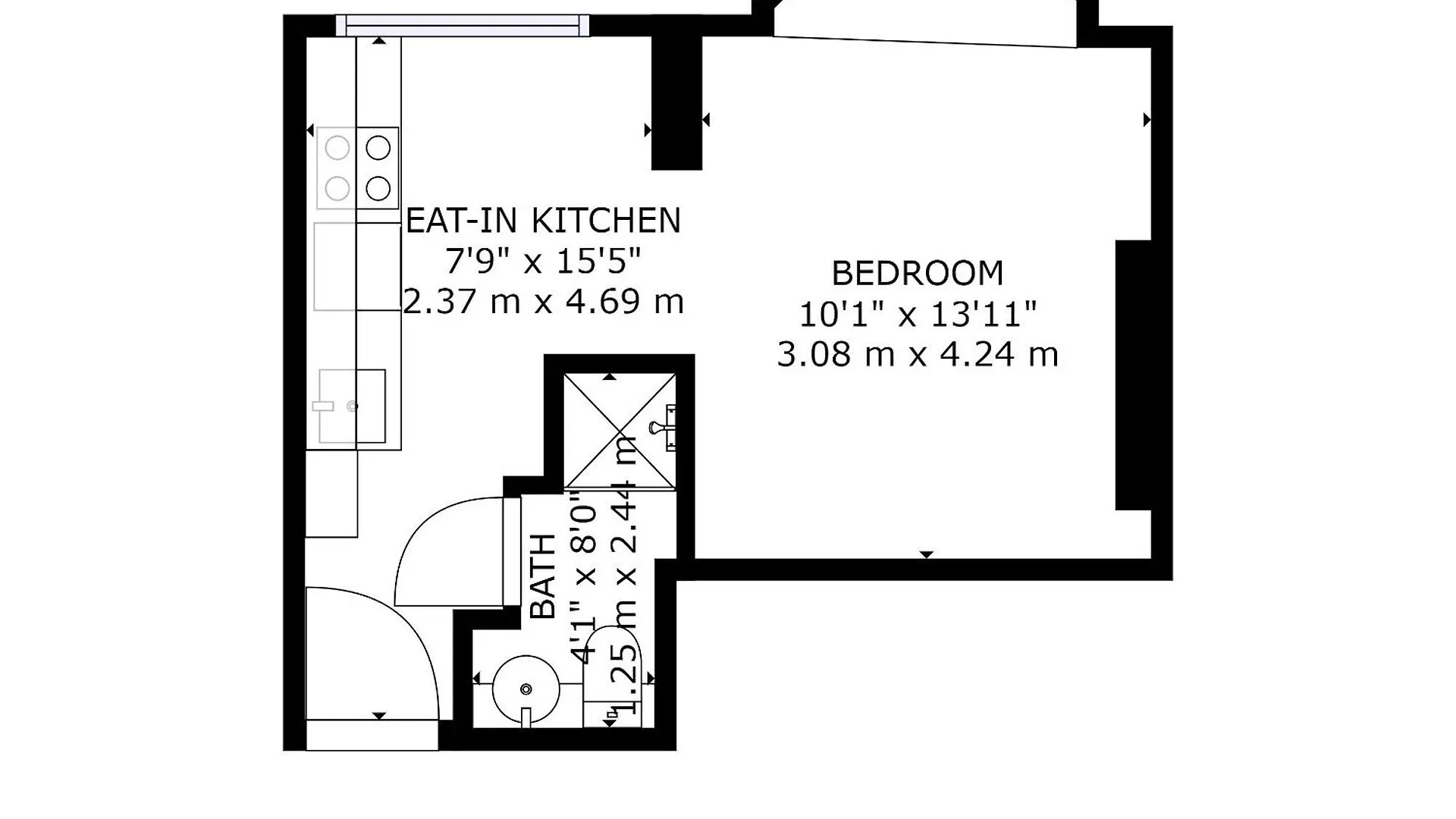 Flat 302 Centre Nottingham Apartment 0*,